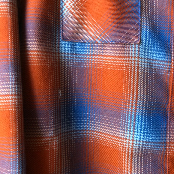 Dixon Flannel Boys Small Washed Once Back To School - Picture 5 of 7